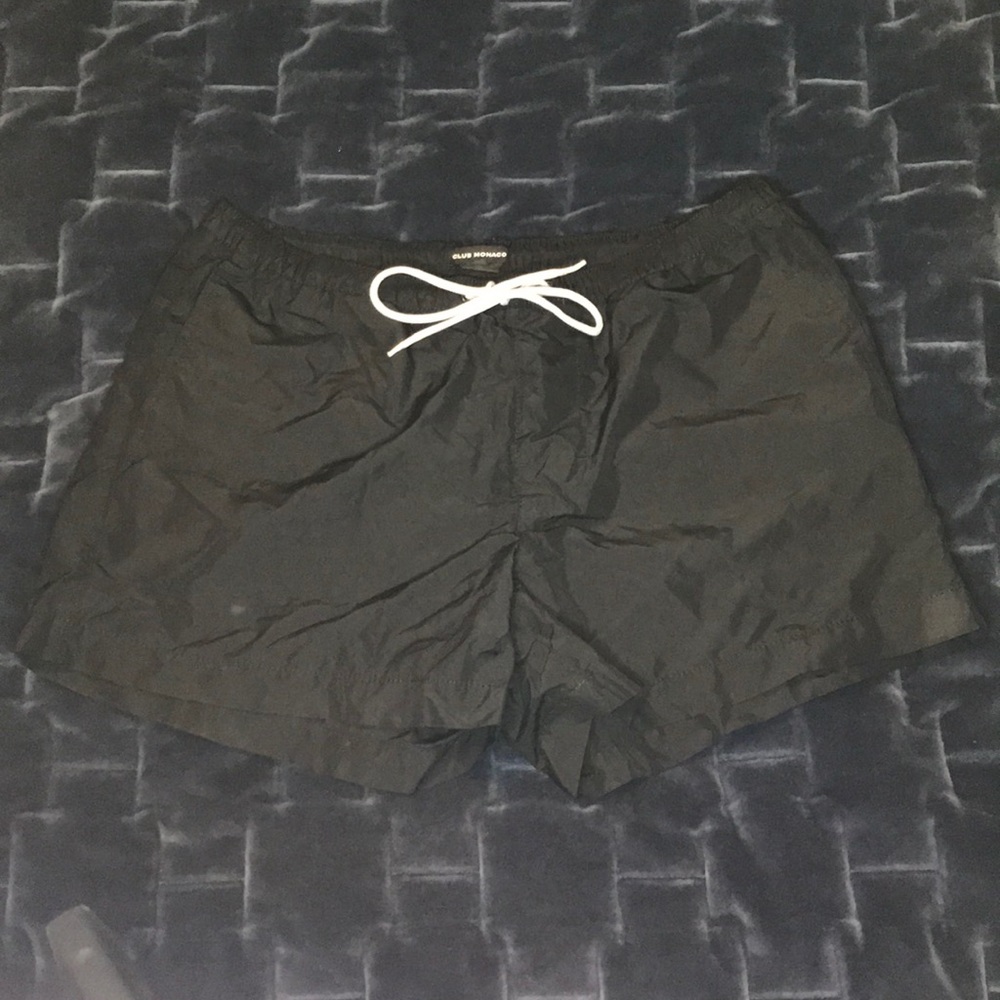 Club Monaco swim trunks small, 3 inch inseam
